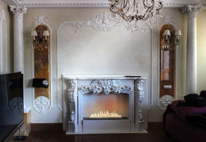 classic style fireplace