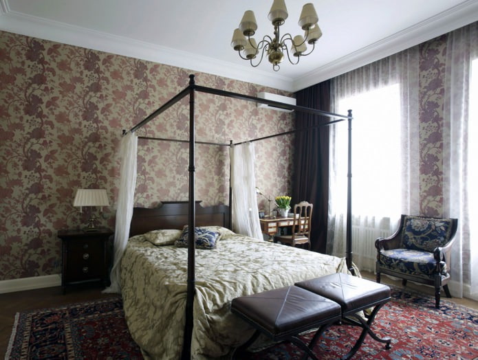 English bedroom interior