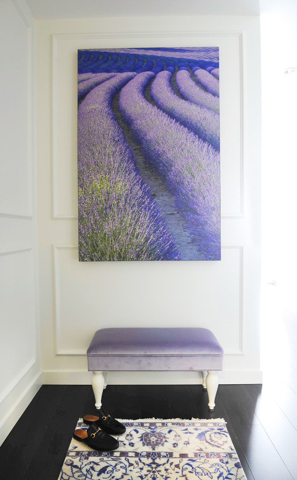 painting depicting lavender