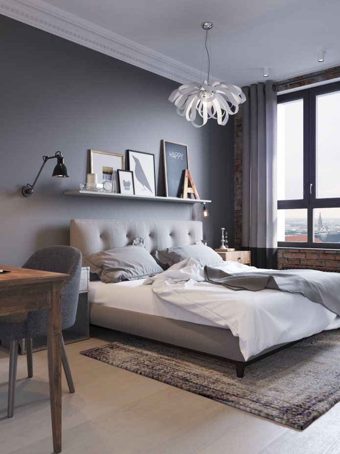 bedroom in modern style