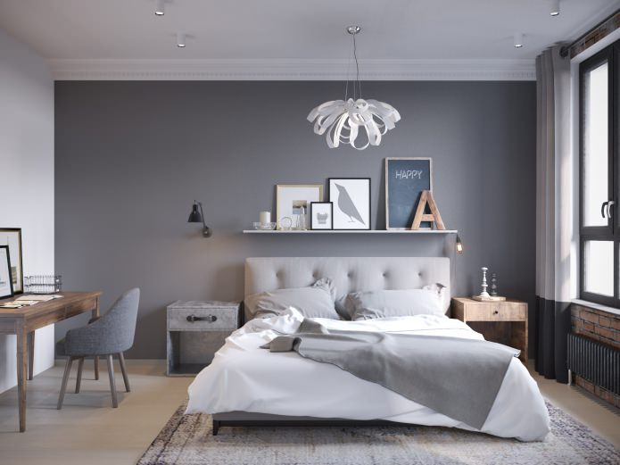 Schlafzimmer im modernen Stil