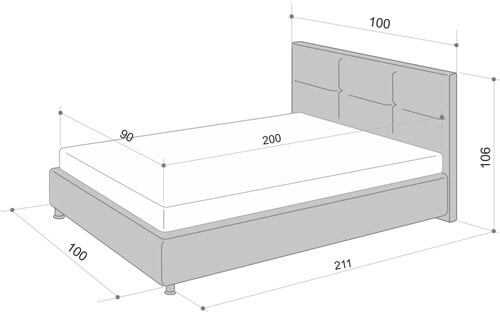 Sizes of a bed for a teenager (from 11 years old)