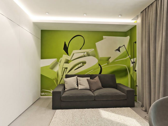 Kinderzimmer für einen Teenager in einem Designprojekt einer 3-Zimmer-Wohnung