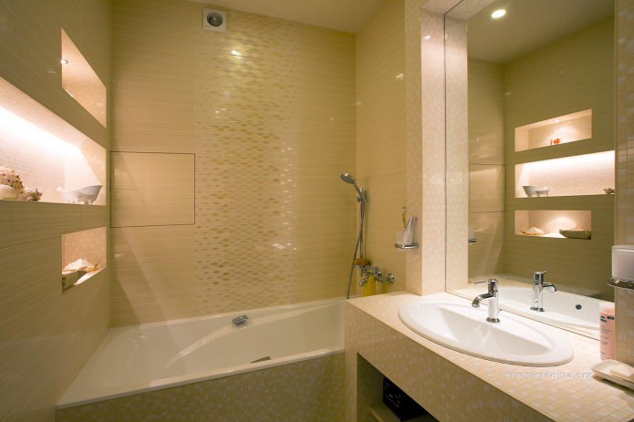 bathroom design in a modern style