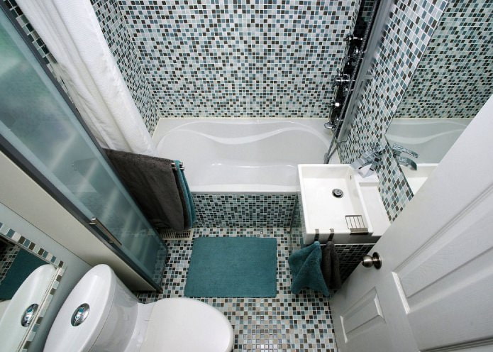 комбиновани дизајн купатила