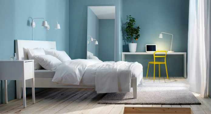 Schlafzimmerdesign für ein Mädchen im modernen Stil