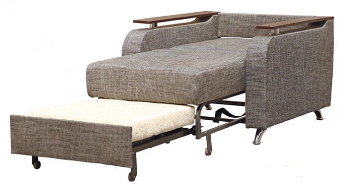 Chair-bed with dolphin mechanism