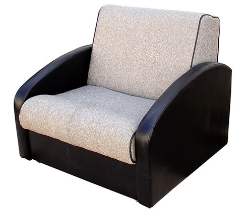 Ang armchair-bed na may mekanismo ng akurdyon