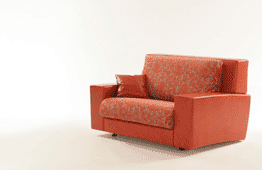 Armchair-bed with folding bed mechanism
