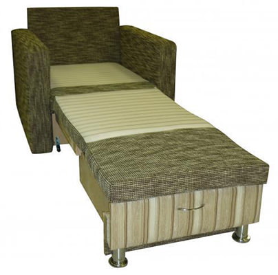 Фотеља-кревет са механизмом за извлачење