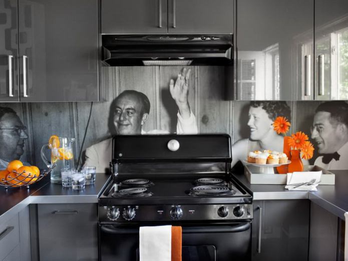 Кухињска прегача од пластике са фотоштампом