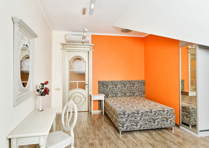 orange walls