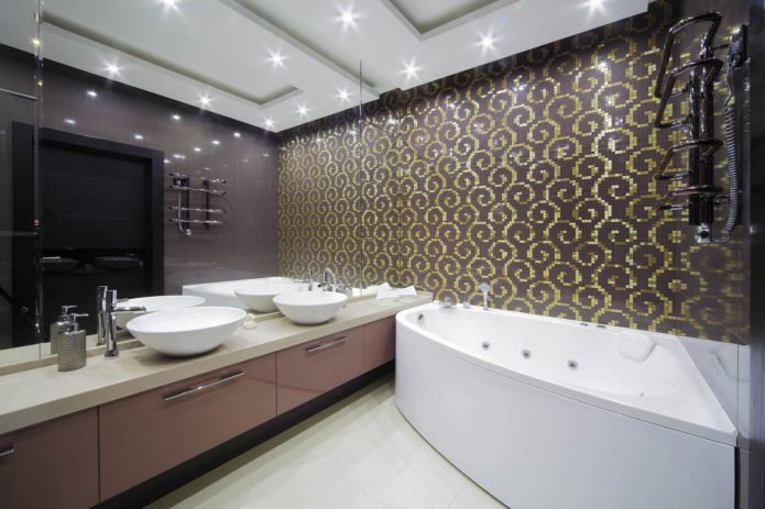 Design koupelny v moderním stylu