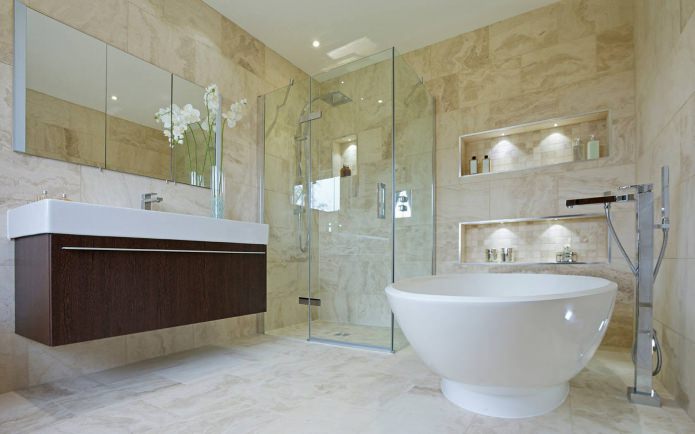 hotel bath in modern style