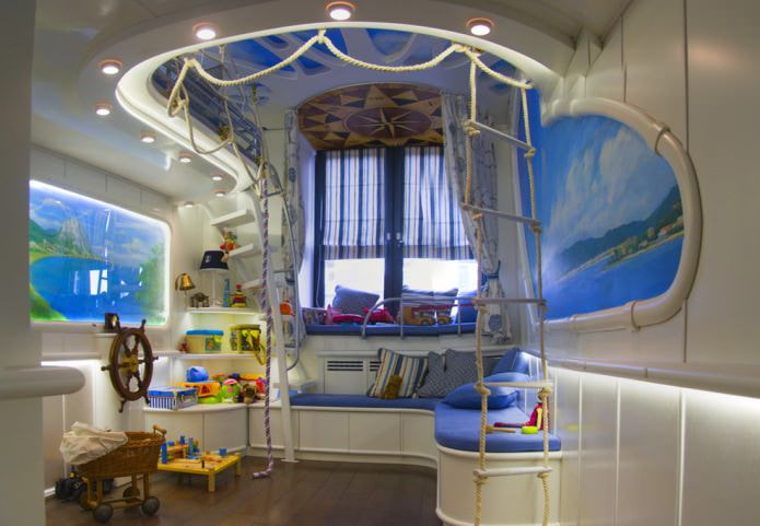 nursery in a marine style
