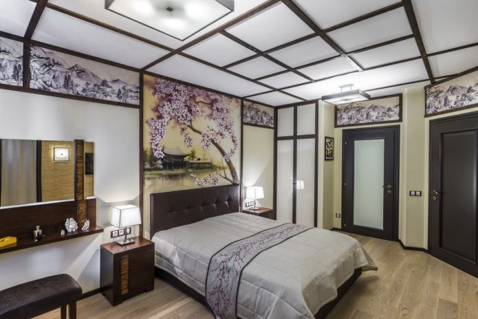 Die Wände im Schlafzimmer streichen (Sakura)