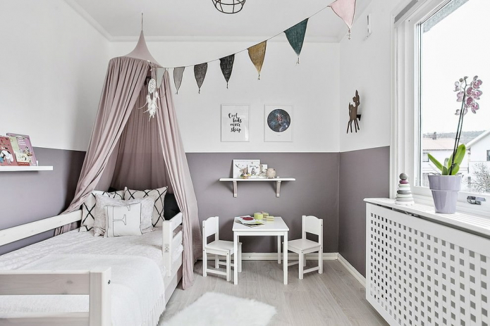 bedroom interior for a girl 3-5 years old