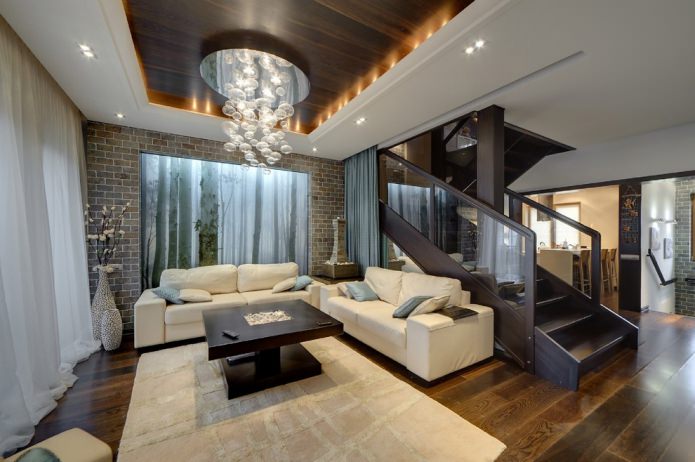elegantní obývací pokoj