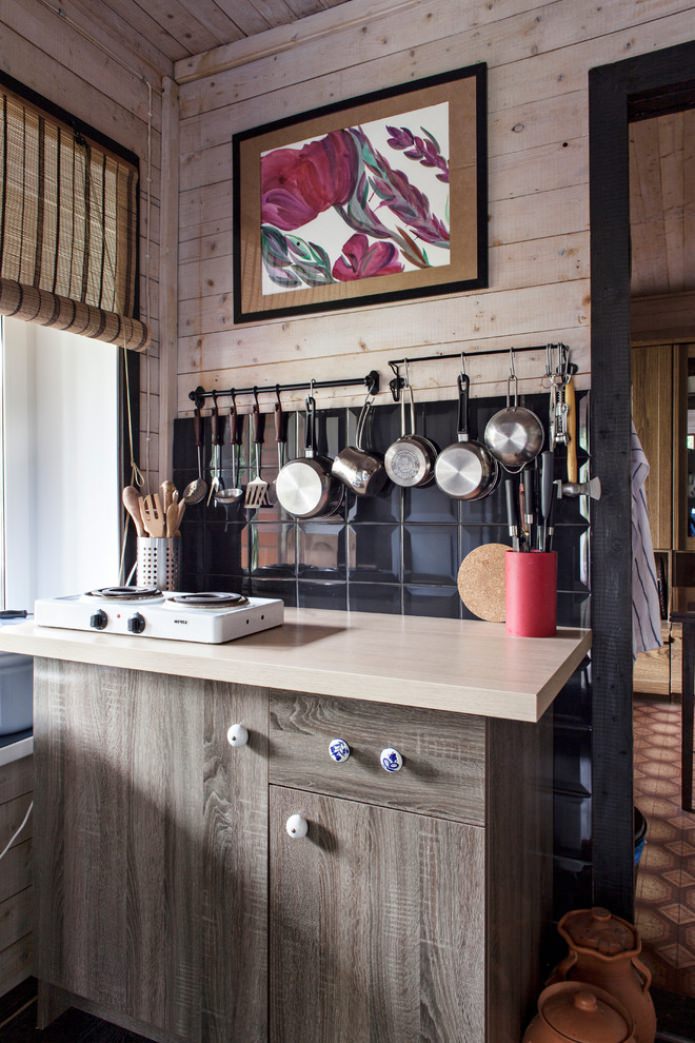 small kitchen in the country
