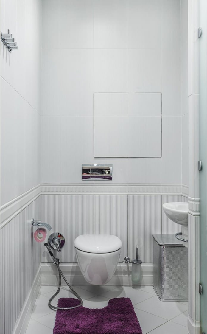 bathroom in white