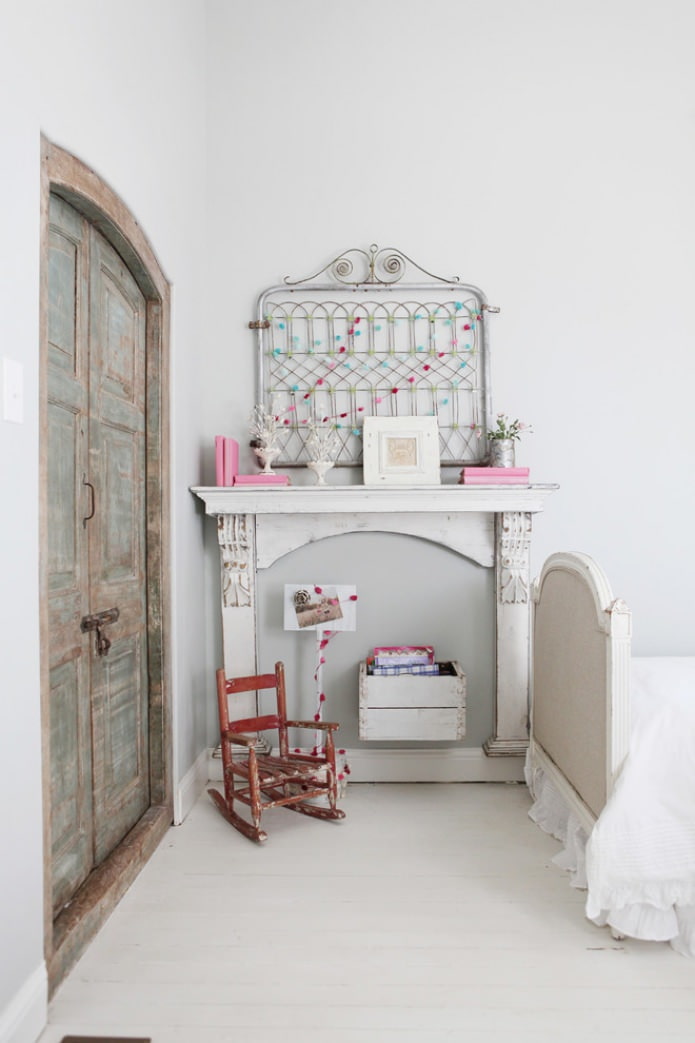 Interieur eines Kindermädchens im Stil der Provence style