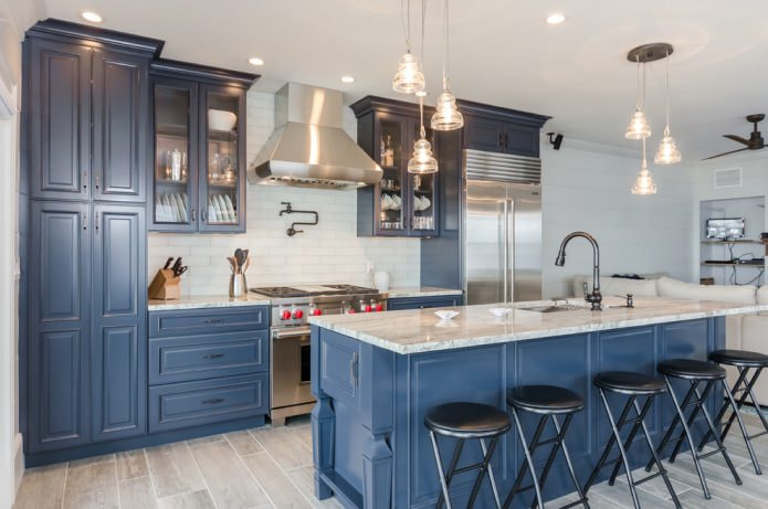 nautical style in the kitchen
