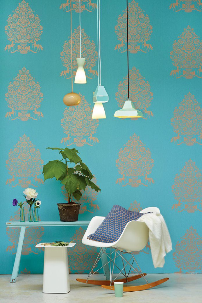 turquoise wallpaper