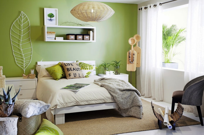pistachio bedroom