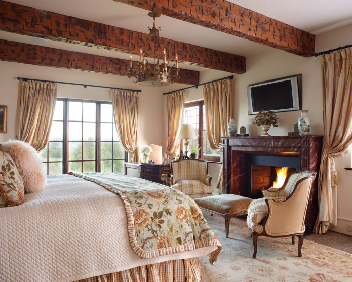 country style bedroom