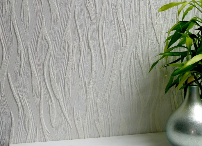 Non-woven wallpaper for painting