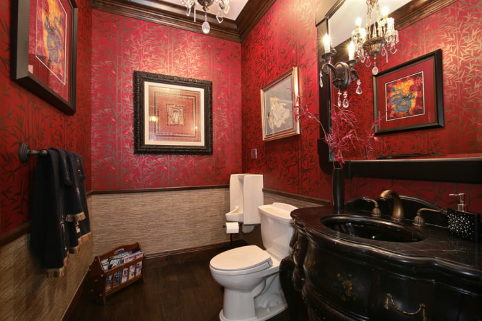 oriental style in the bathroom