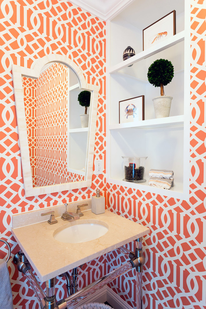 white-orange wallpaper