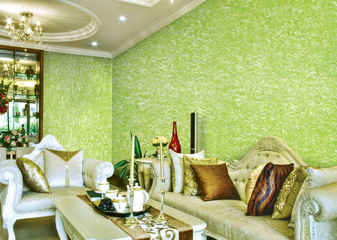 likidong wallpaper light green