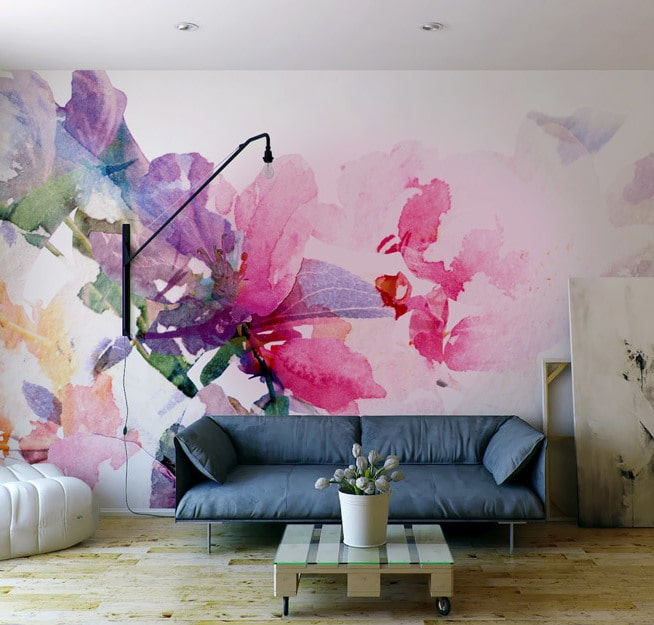 watercolor floral wallpaper