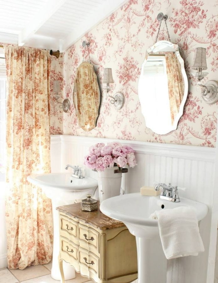 Provence style wallpaper