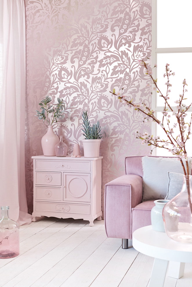 silver pink wallpaper