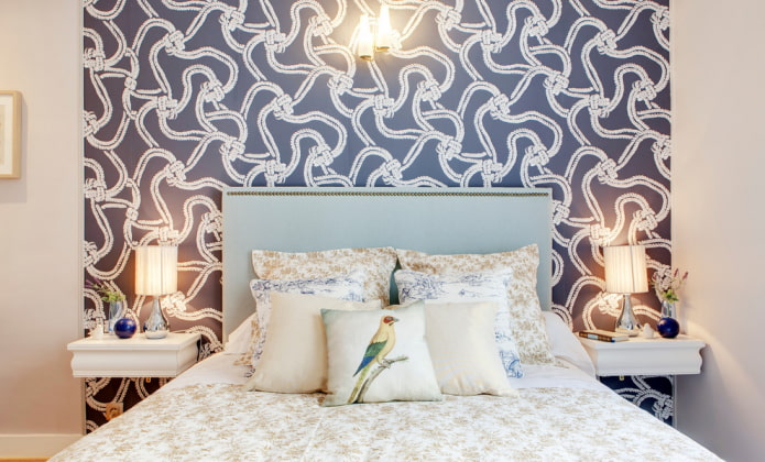wallpaper with sea print