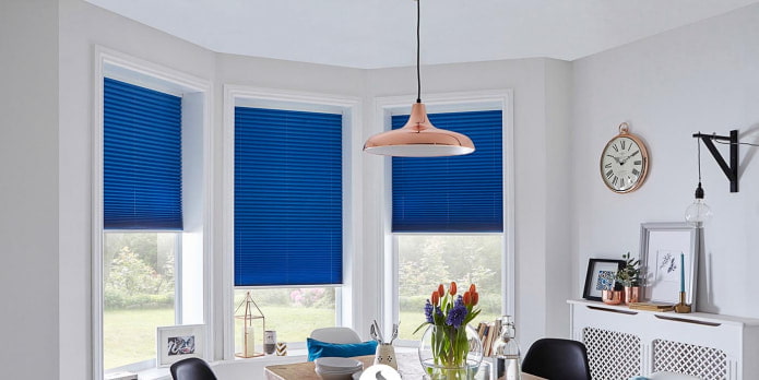 blue blinds