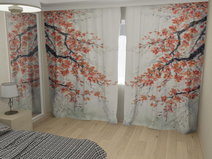sakura curtains