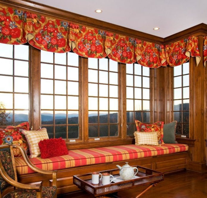 living room in oriental style