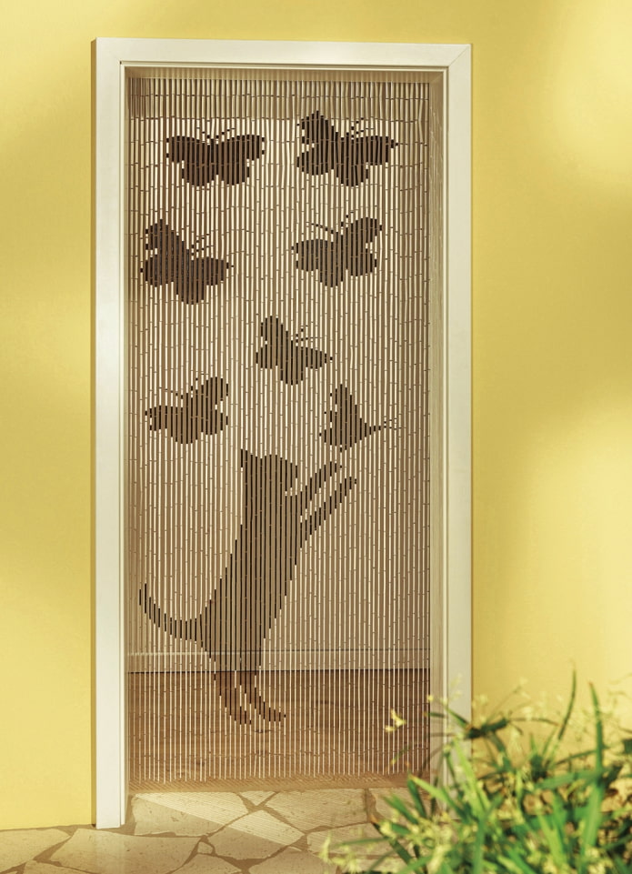tierische Bambusvorhänge curtain