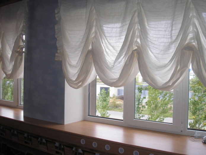 linen french curtains