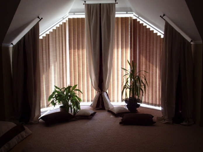 blinds on sloped windows