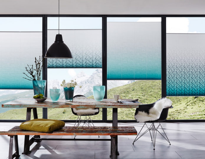 pleated paper blinds sa interior