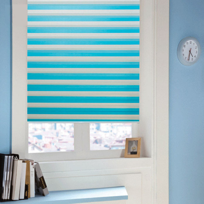 multi-colored blinds