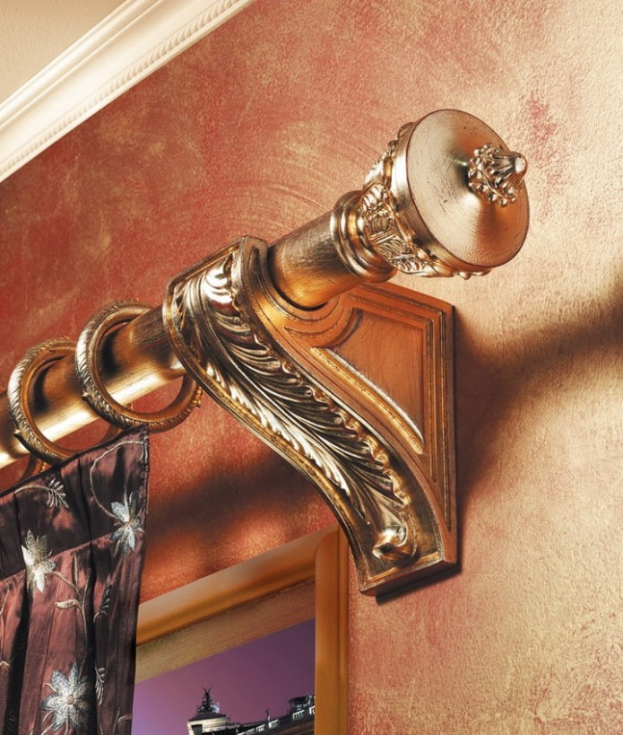 curtain rod in classic style