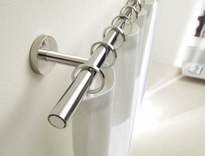 wall mounted curtain rod