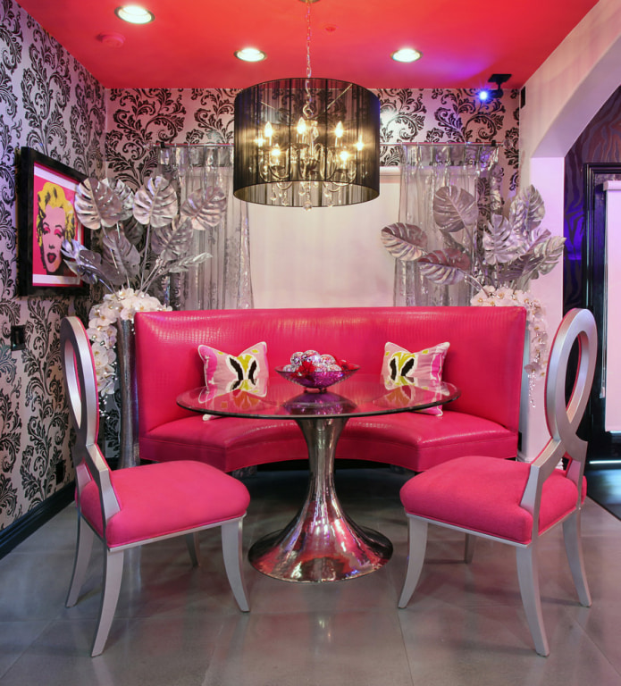 pink furniture