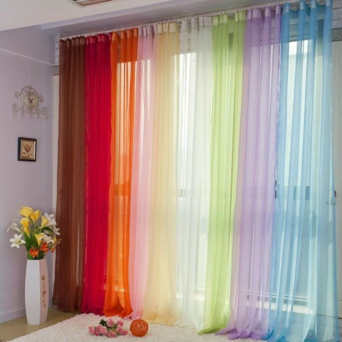 rainbow veil