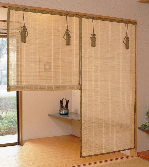 room zoning with roller blinds